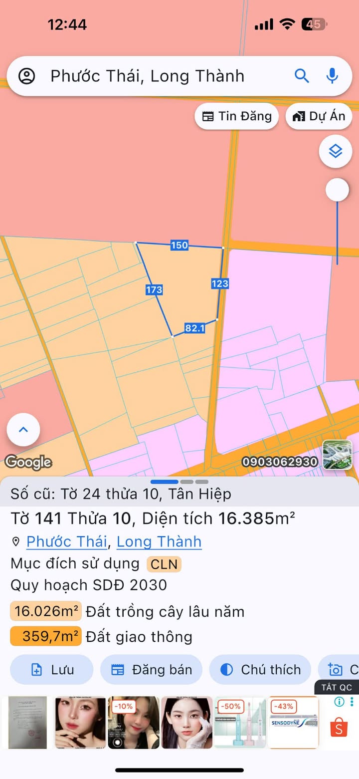 Đất nền Tân Hiệp, Long Thành 30.000m² - Khu dân cư bàn cờ, giá thỏa thuận!