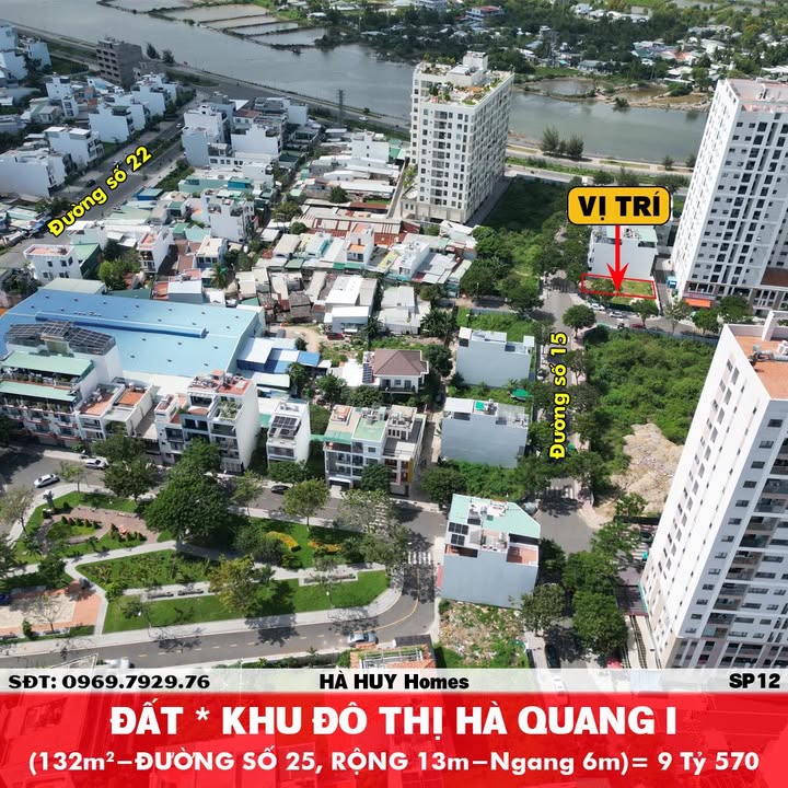 Đất KĐT Hà Quang I Nha Trang 132m² giá 9.57 tỷ - Đầu tư sinh lời hấp dẫn!