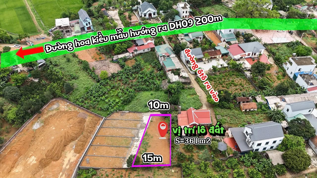 Đất thổ cư nở hậu 360m² tại Phú Cát - Quốc Oai, chỉ 10 triệu/m²