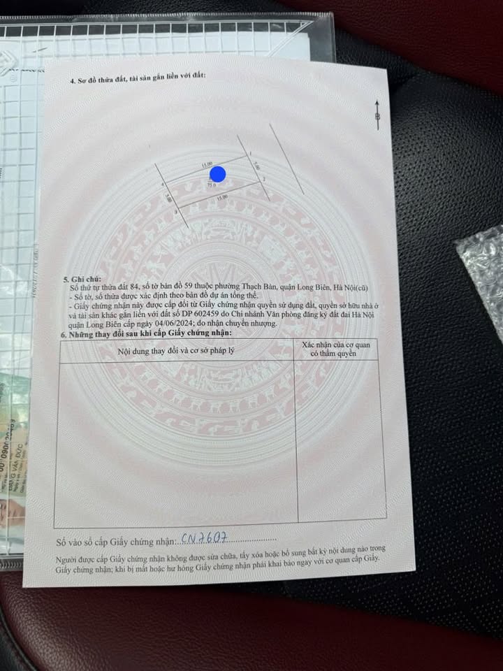 Đất đấu giá Thạch Bàn 75m² giá 15 tỷ - Cơ hội đầu tư sinh lời!