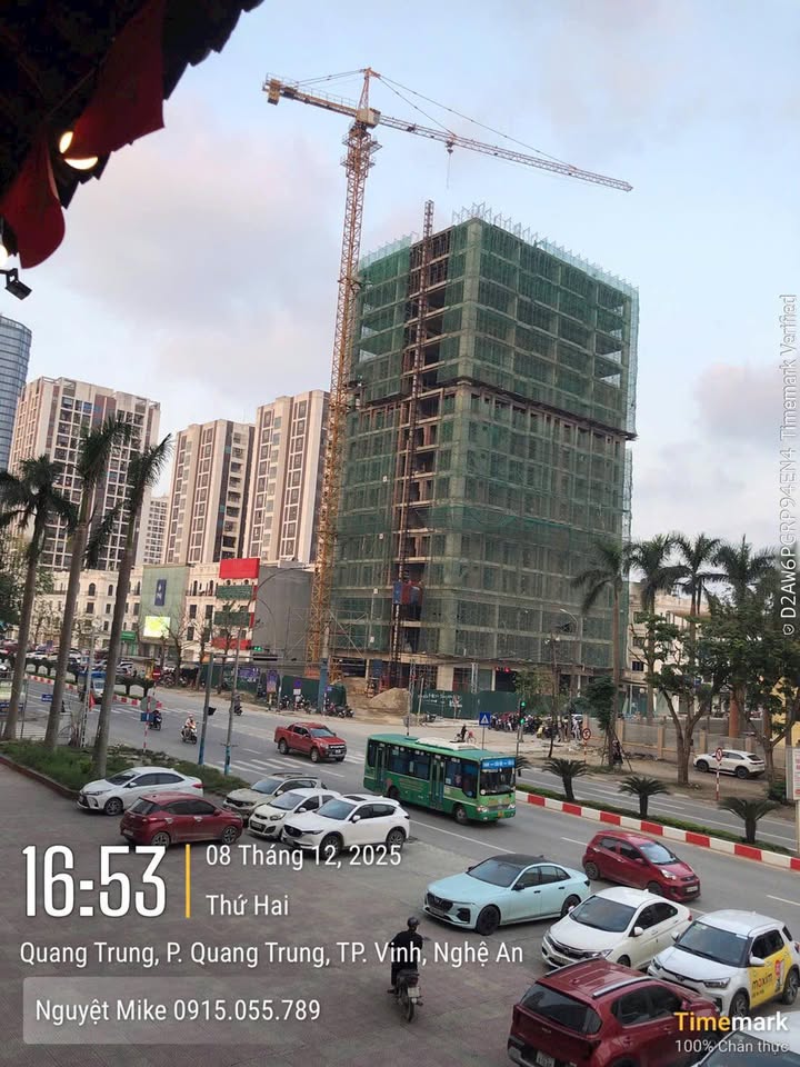 Căn hộ chung cư CT1B Vinh 54m² giá 1.6 tỷ - View khách sạn 5 sao Sheraton!