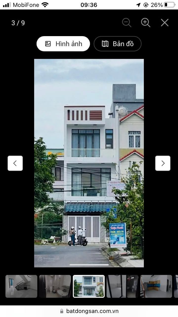 Cho thuê nhà 3 tầng đường Hòa Minh 19 - Gần hồ Tùng Mậu, giá thỏa thuận