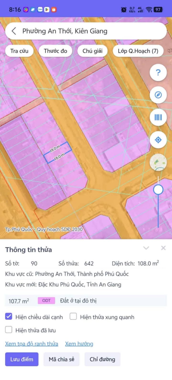 Đất nền An Thới, Phú Quốc 500m² - Chính chủ, giá thỏa thuận!