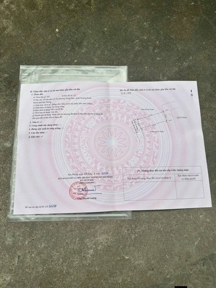 Đất Tiểu Trà, Hưng Đạo 46m² giá 1 tỷ - Ngõ ô tô 20m ra đường Trần Bá Lương!