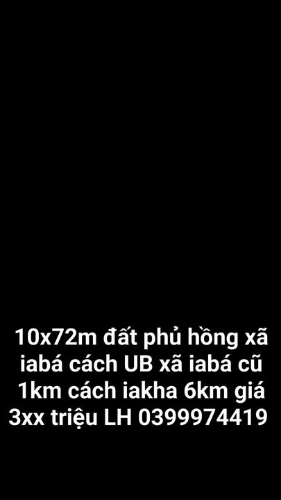 Đất thổ cư xã Ia Bá, huyện Ia Grai 720m² giá 300 triệu - Đầu tư sinh lời cao!