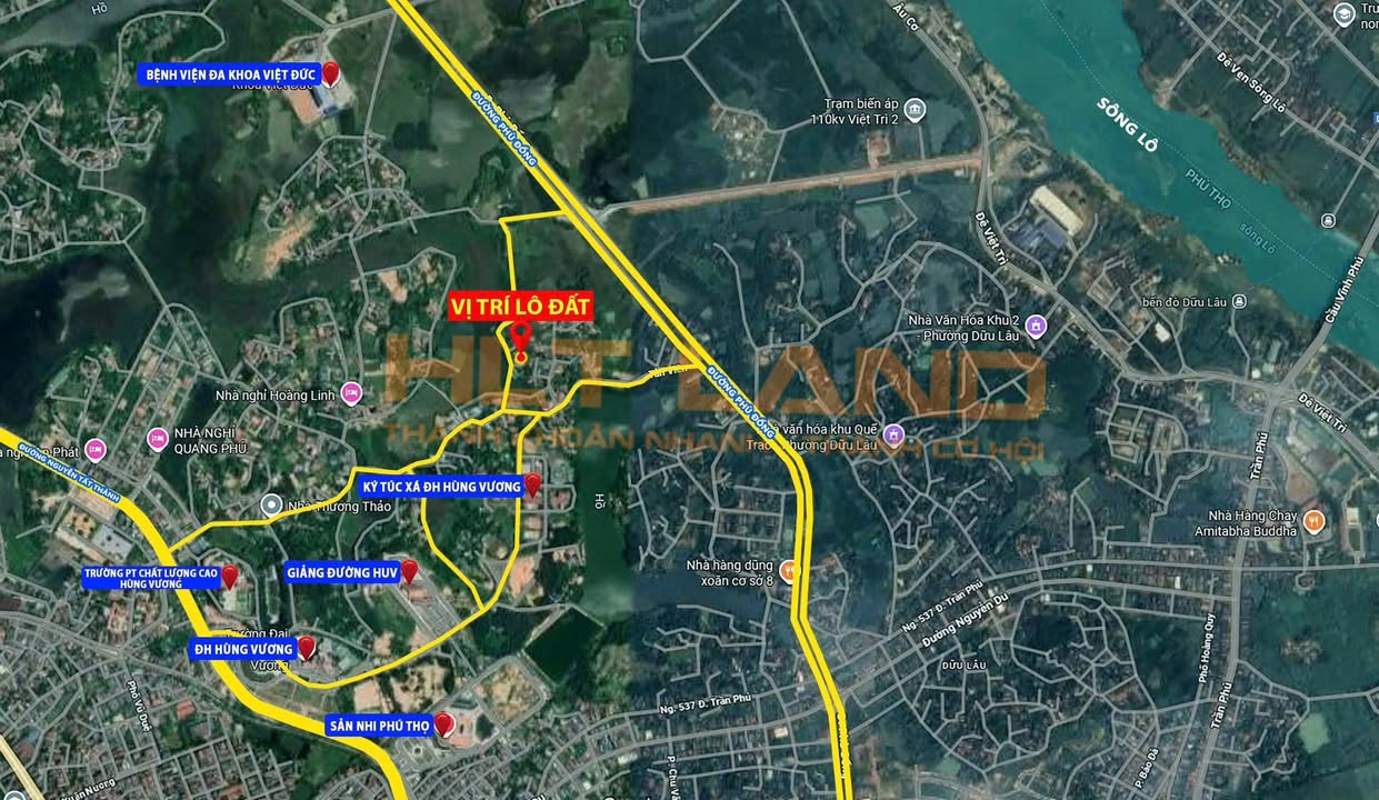 Lô đất vàng tại khu 5, Vân Phú, Phú Thọ - 97m² chỉ 1.7 tỷ, đầu tư sinh lời!