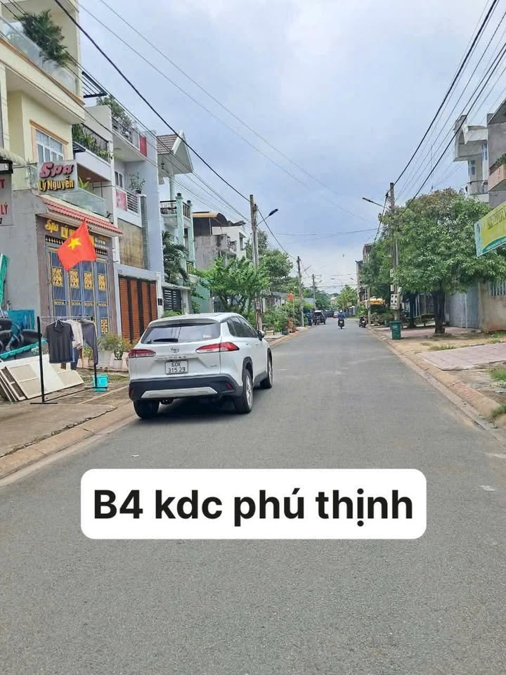 Đất mặt tiền B4 Khu dân cư Phú Thịnh 103.5m² giá 4.25 tỷ - Cơ hội đầu tư tiềm năng!