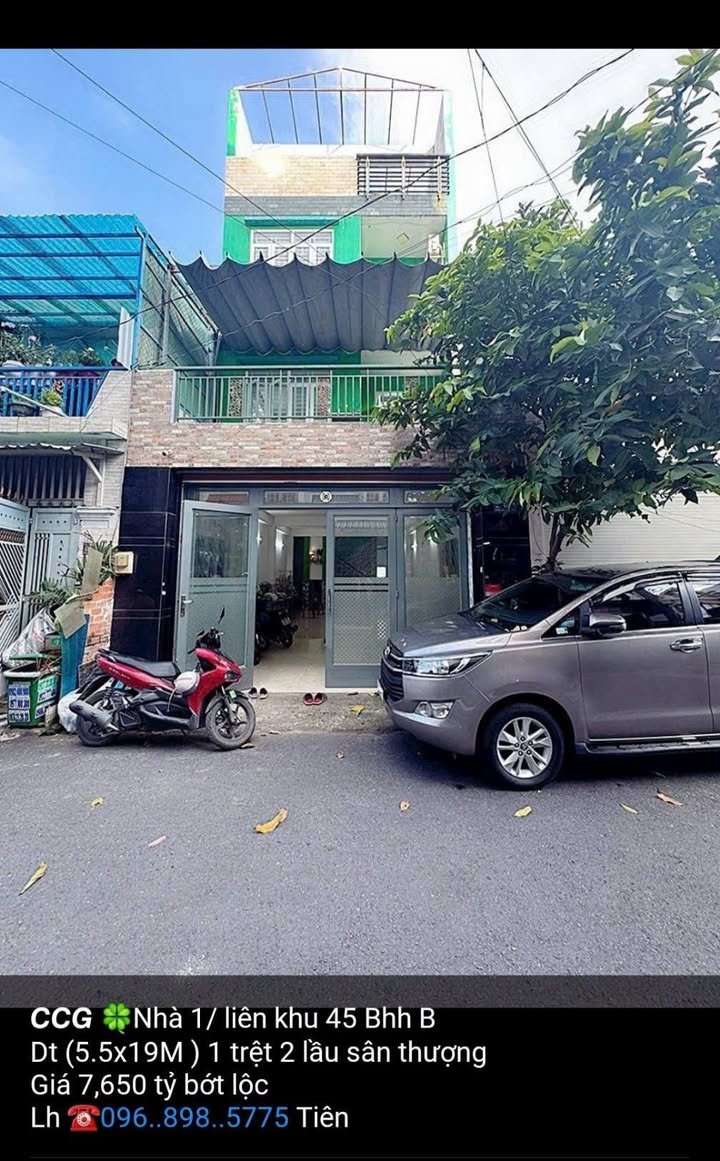 Nhà phố 3 tầng quận Bình Tân 104.5m² giá 7.1 tỷ - Giảm giá sốc 550 triệu!