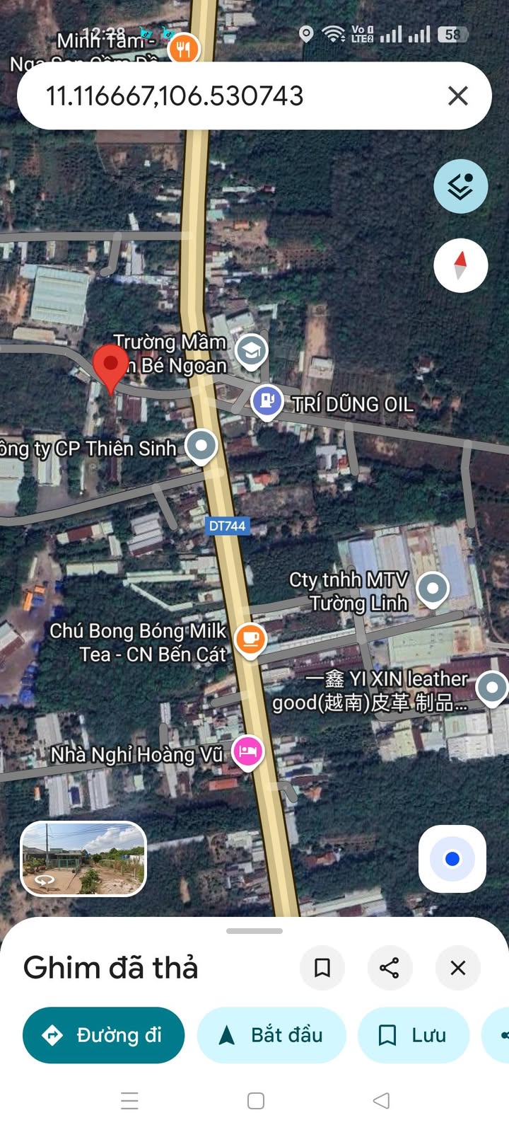 Đất An Tây Bến Cát 5005m² giá 2 tỷ - Cơ hội đầu tư hấp dẫn!