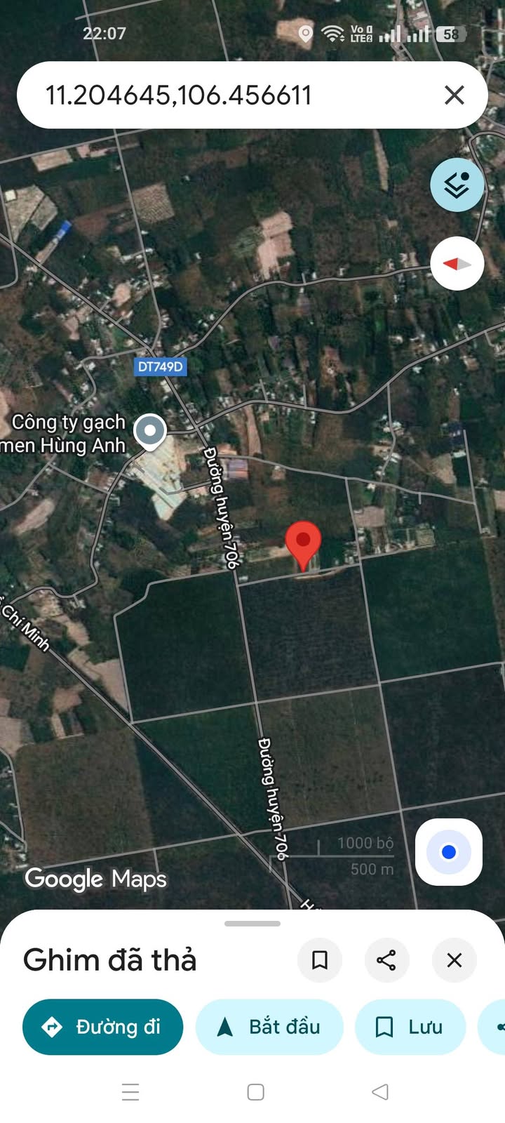 Đất nền Thanh Tuyền Dầu Tiếng 6299m² - Gần khu dân cư, giá thương lượng hấp dẫn!