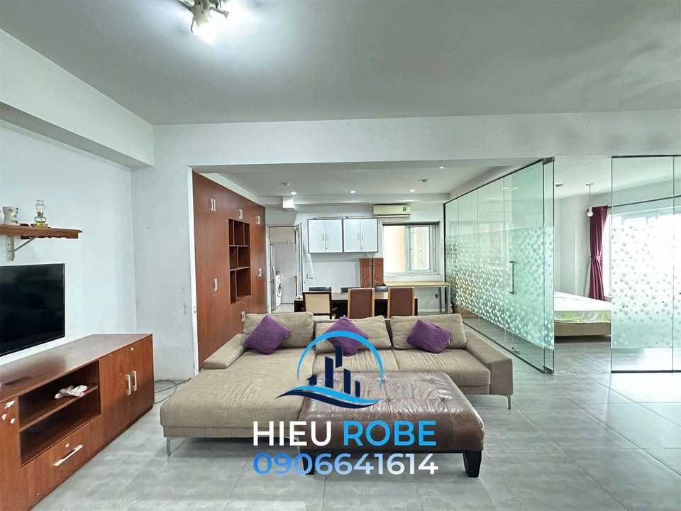 Căn hộ cho thuê Vạn Đô 348 Bến Vân Đồn Q4 100m² chỉ 16 triệu - Full nội thất, view sông đẹp!