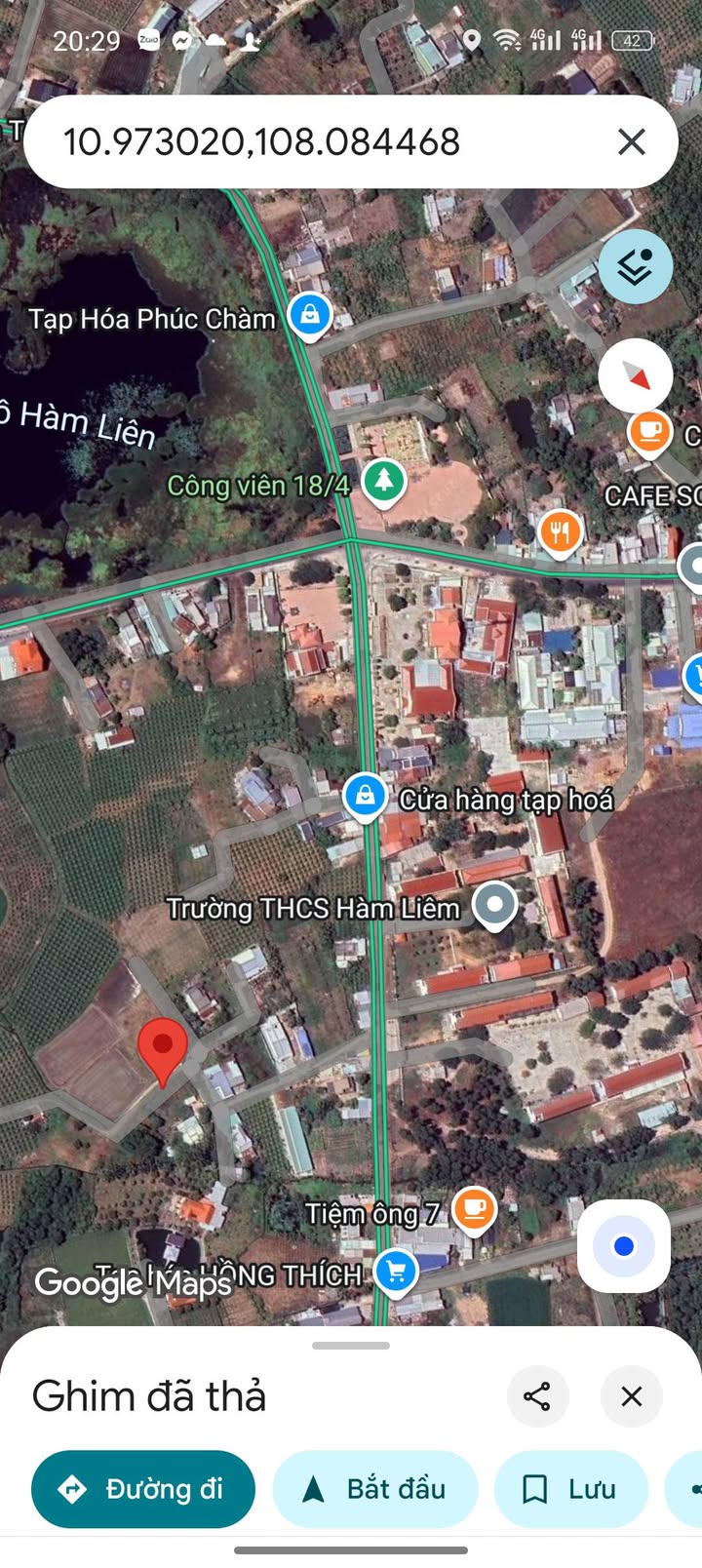 Đất thổ cư 4500m² xã Hàm Liêm - Gần trường học, chợ, tiện ích đầy đủ!