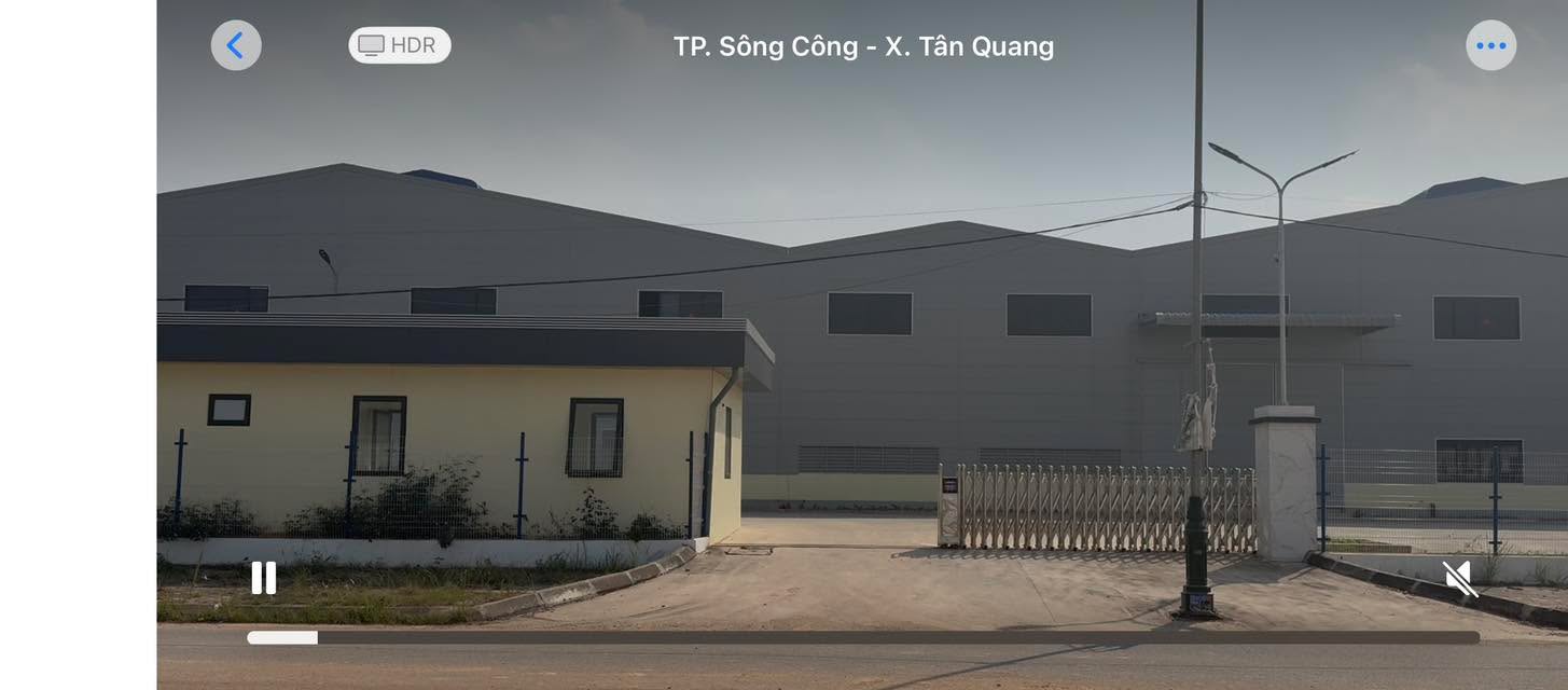 Cho thuê nhà xưởng KCN Sông Công II Thái Nguyên 11.340m² - Bàn giao ngay, pháp lý đầy đủ!