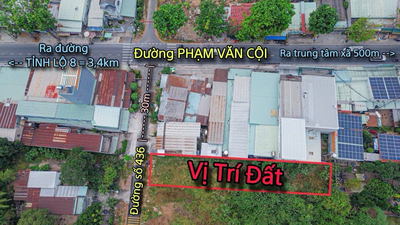 Đất thổ cư Củ Chi 460m² mặt tiền đường 436 - Đầu tư sinh lời lý tưởng!