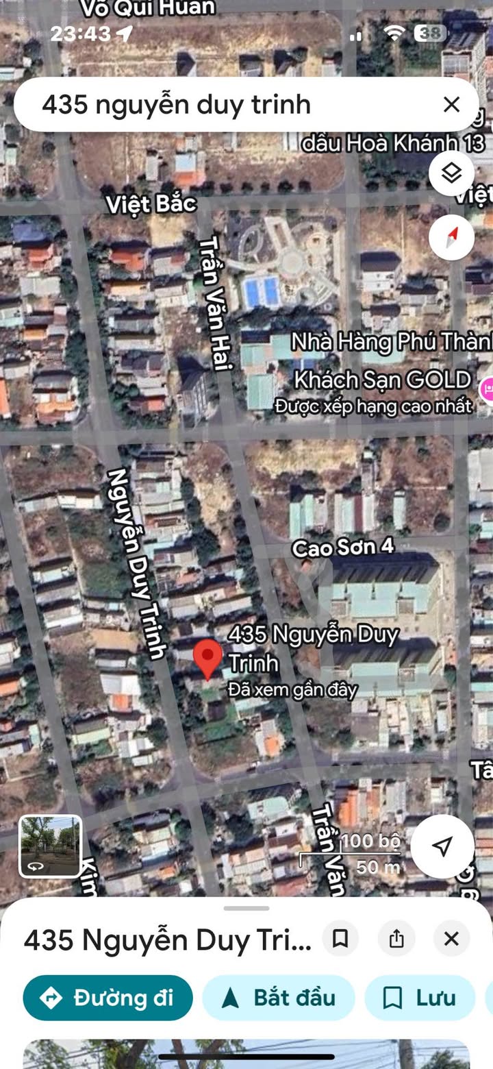 Đất nền mặt tiền Nguyễn Duy Trinh, Hòa Hải, Đà Nẵng 115m² giá chỉ 6 tỷ - Cơ hội đầu tư tuyệt vời!