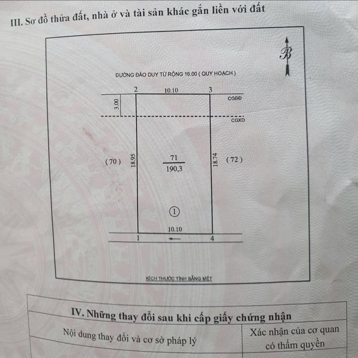 Đất nền Đào Duy Từ, Vinh 190,3m² giá chỉ 9x triệu/m² - Đầu tư sinh lời cao!