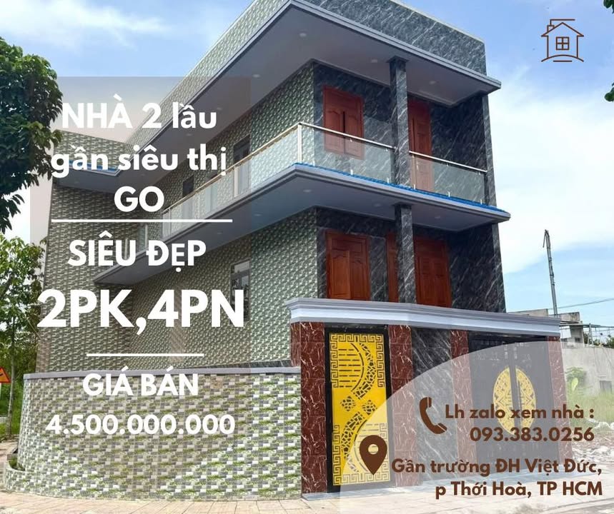 Nhà biệt thự lô góc Phát Hưng 186m² giá 4 tỷ - Sẵn sàng vào ở ngay!