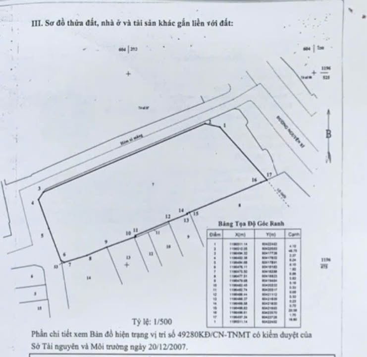 Đất mặt tiền Nguyễn Xí, P.13, Quận Bình Thạnh 1.100m² - Đầu tư sinh lời ngay!