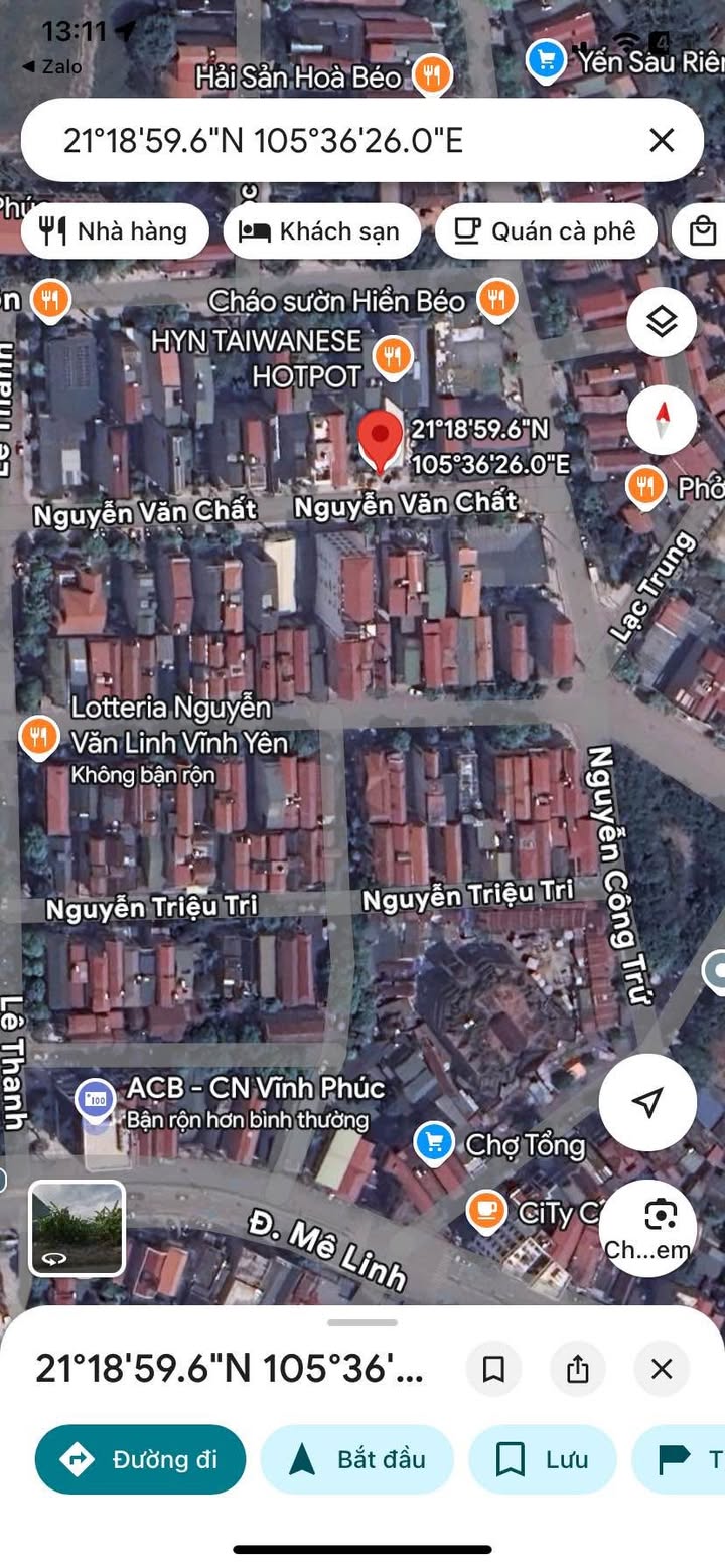 Đất thổ cư 115m² đường Nguyễn Văn Chất - Đầu tư sinh lời tại Liên Bảo, Vĩnh Yên!