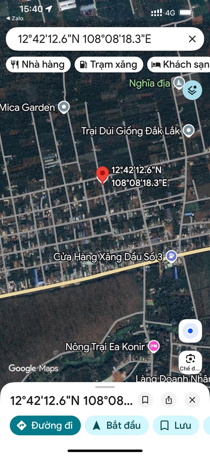 Đất thổ cư 120m² xã Ea Tu, Buôn Ma Thuột - Giá 890 triệu, bớt lộc!