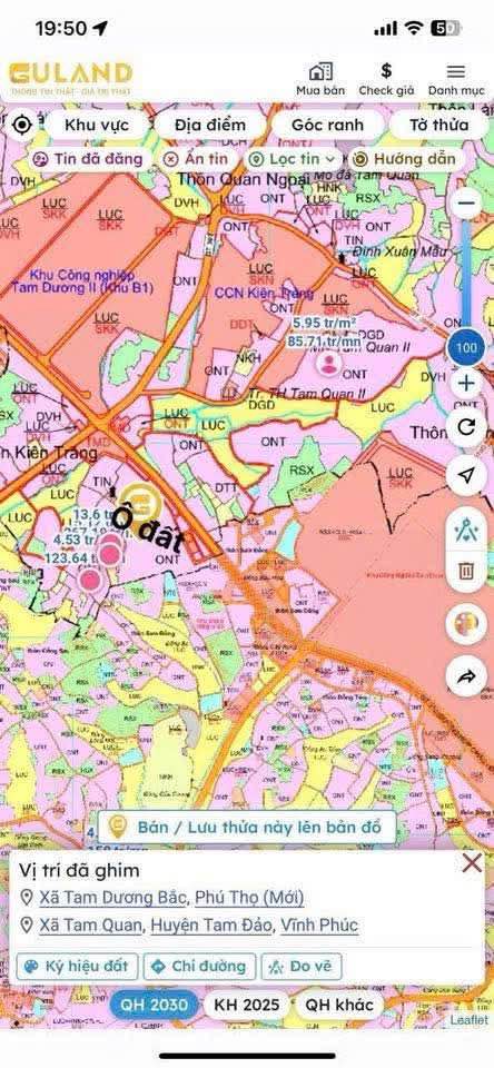 Đất nền Tam Quan Tam Đảo 124.2m² chỉ 600 triệu - Cơ hội đầu tư tuyệt vời!