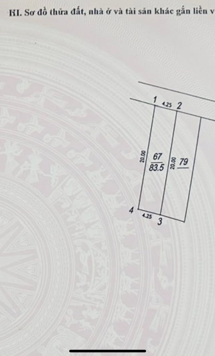 Lô đất Ngọc Thụy Long Biên 83.5m² giá 20.5 tỷ - Đường rộng ô tô tránh