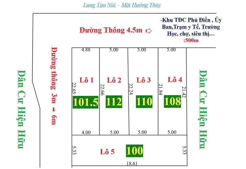 Đất nền Hồng Kỳ, Sóc Sơn 101,5m² - Lô góc, pháp lý rõ ràng!