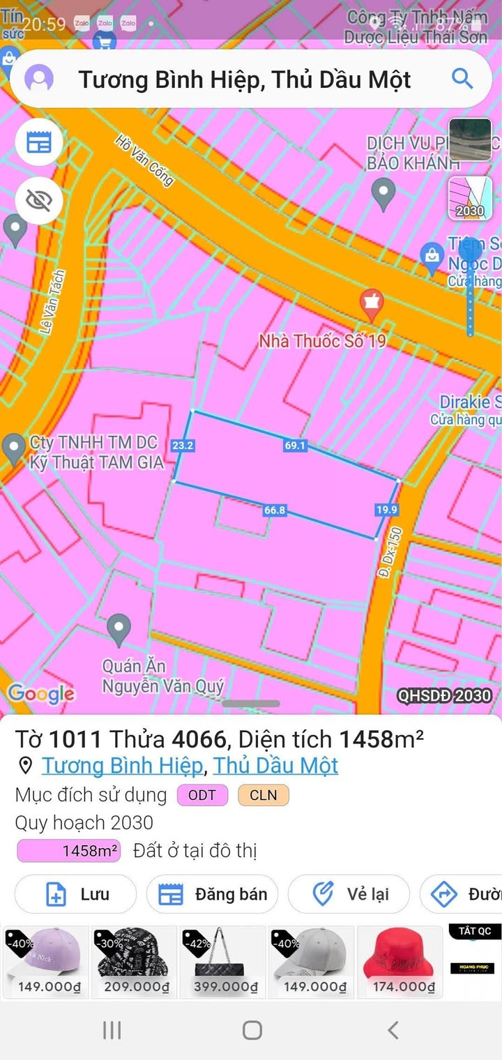 Bán gấp Townhouse tại Chánh Hiệp, Thủ Dầu Một, 1458m² - Vị trí đắc địa, thuận tiện kinh doanh!