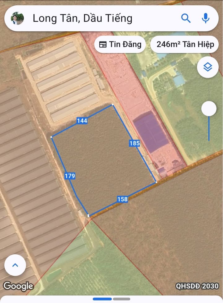 Đất nền Long Tân Dầu Tiếng 2,7ha - Đường xe công, pháp lý rõ ràng!