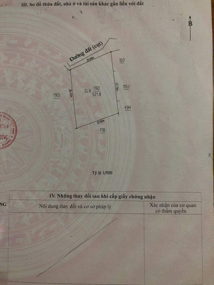 Đất nền Phú Chánh, Tân Uyên 521m² - Phù hợp xây biệt thự, căn hộ dịch vụ!