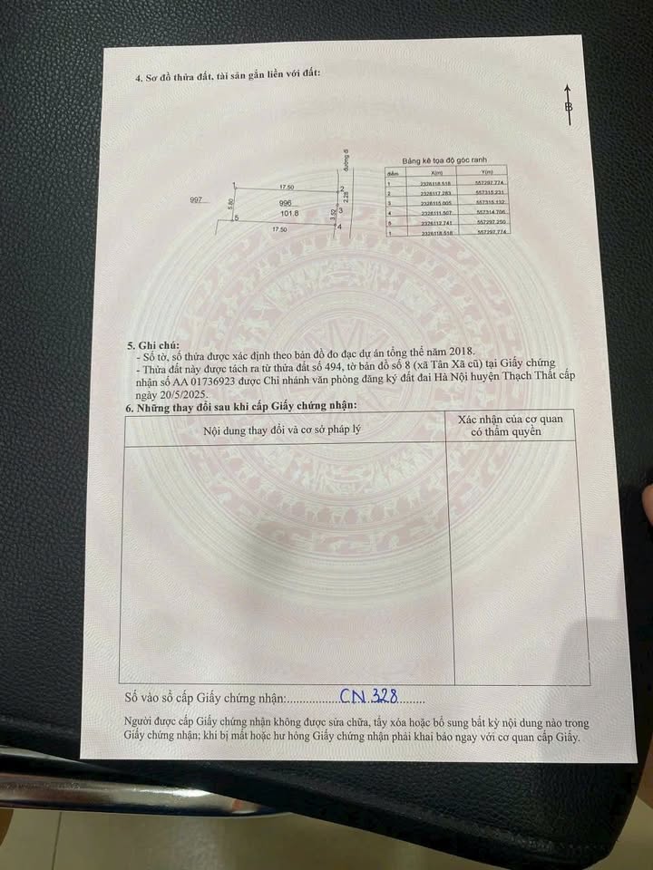 Đất nền Hạ Bằng Thạch Thất 102m² - Gần khu CNC Hòa Lạc, giá thỏa thuận!