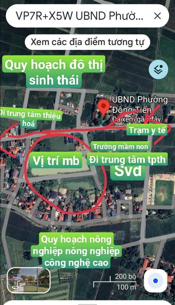 Đất nền phường Đông Tiến, Thanh Hóa 99m² chỉ 1 tỷ - Cơ hội đầu tư tuyệt vời!