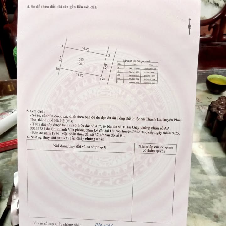 Đất thổ cư 100m² tại Thanh Đa, Hoài Đức - Sổ đỏ chính chủ, giá chỉ 3.65 tỷ!