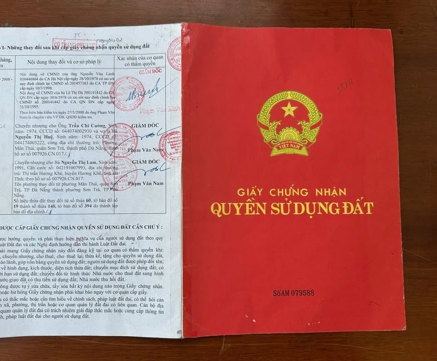 Đất nền Sơn Trà Đà Nẵng 108m² giá 12 tỷ - Cơ hội đầu tư hấp dẫn!