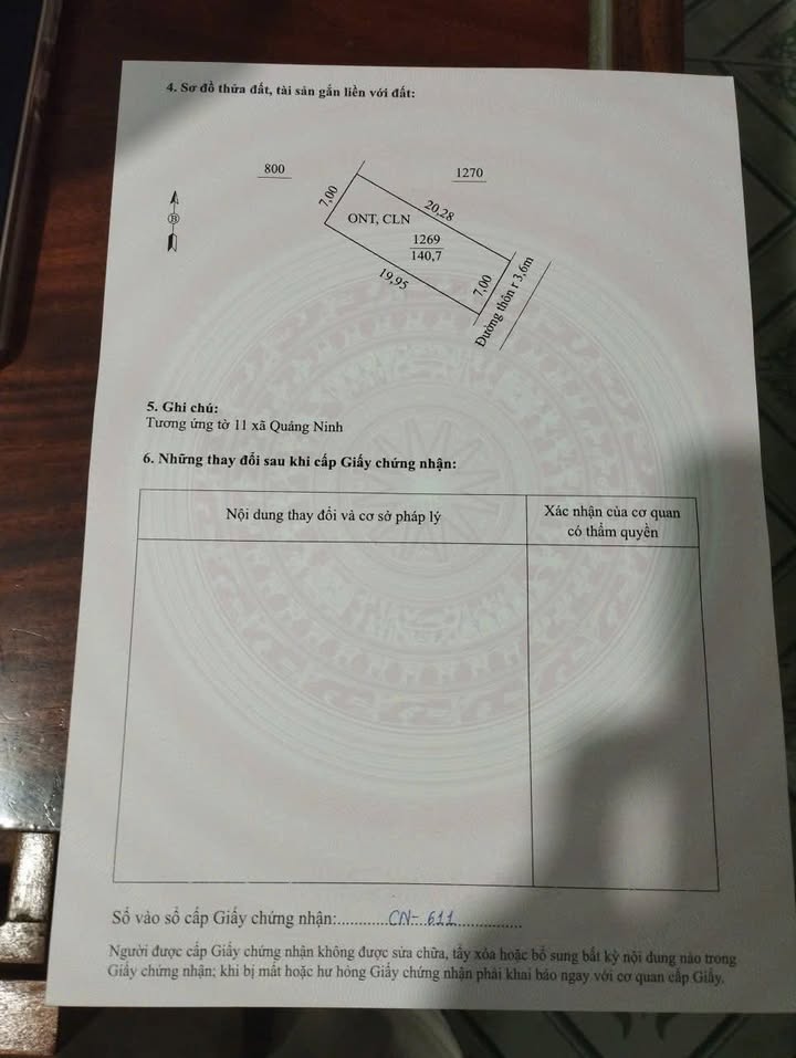 Đất nền thôn Ninh Dụ, xã Quảng Ninh 140m² - Gần trường học và ủy ban!