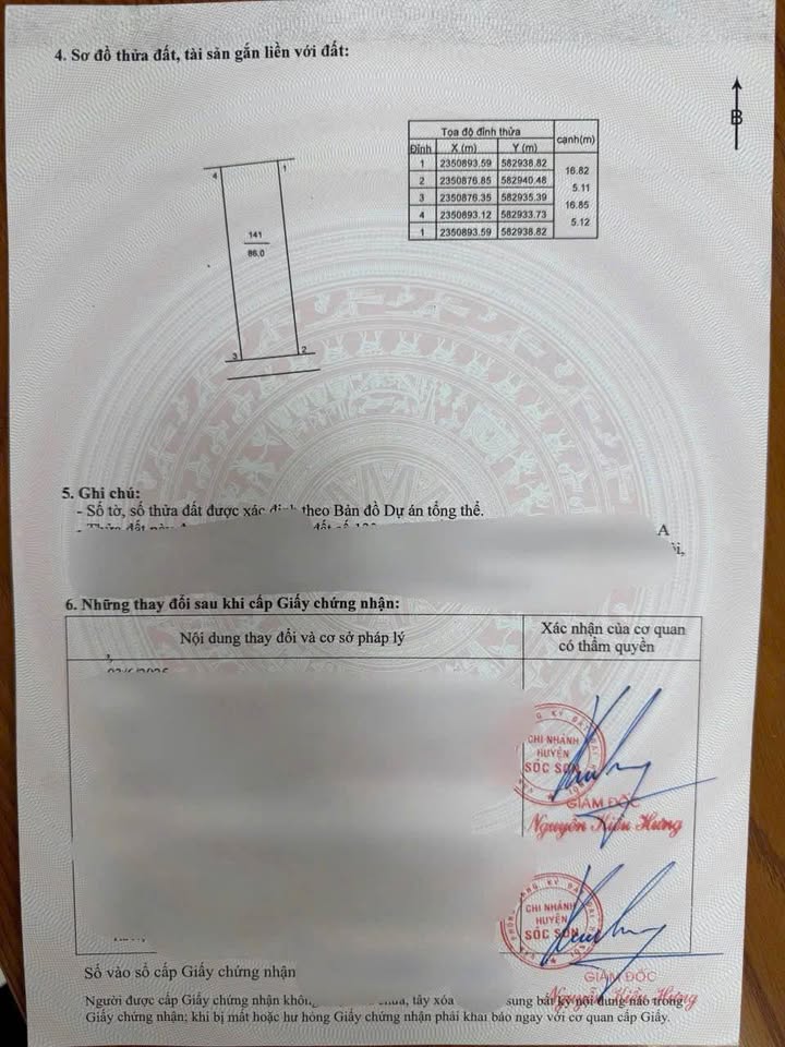 Bán đất Hiền Ninh, Sóc Sơn 86m² giá chỉ 20 triệu - Sổ đỏ chính chủ, ô tô vào tận nơi!