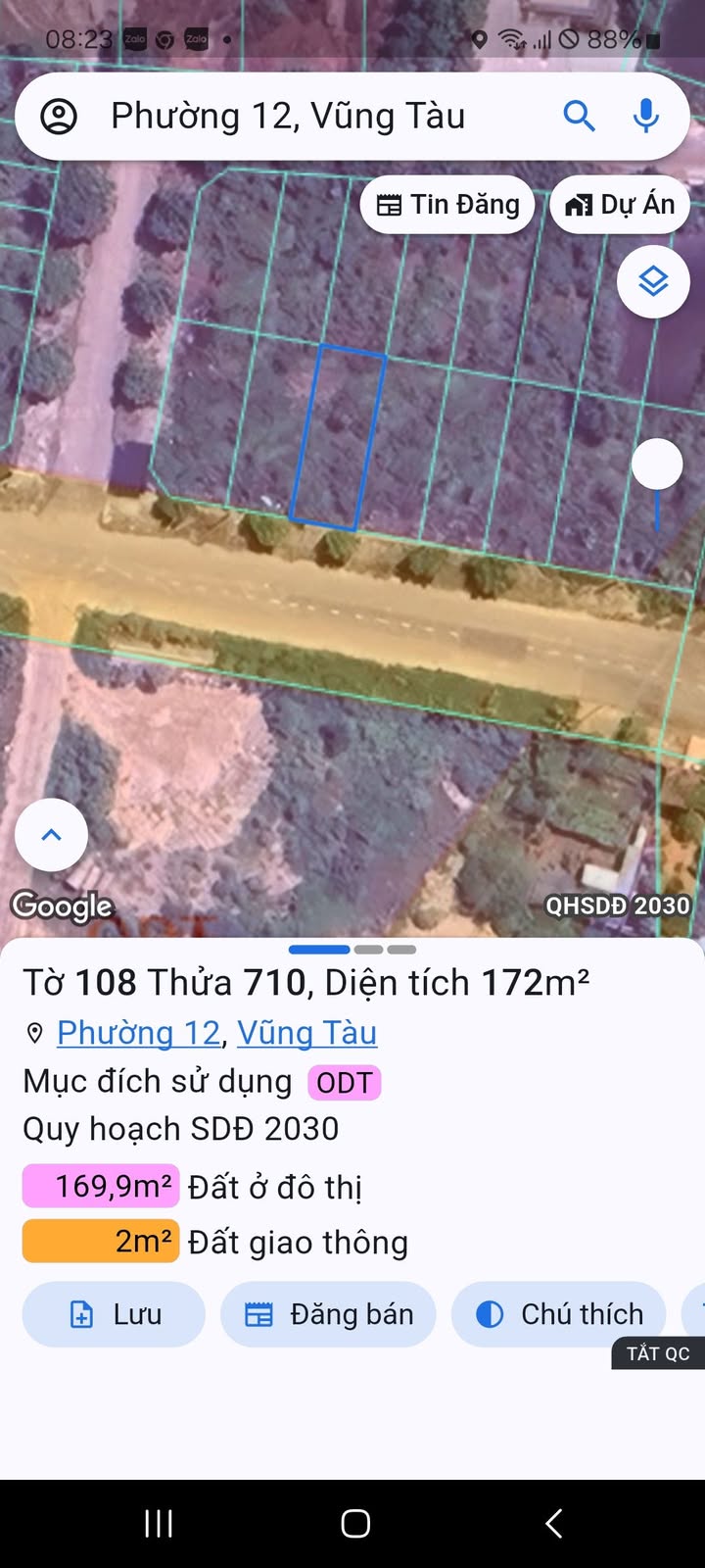 Đất biệt thự Sông Cây Kế, Vũng Tàu 172m² giá 5 tỷ - Cơ hội đầu tư tuyệt vời!