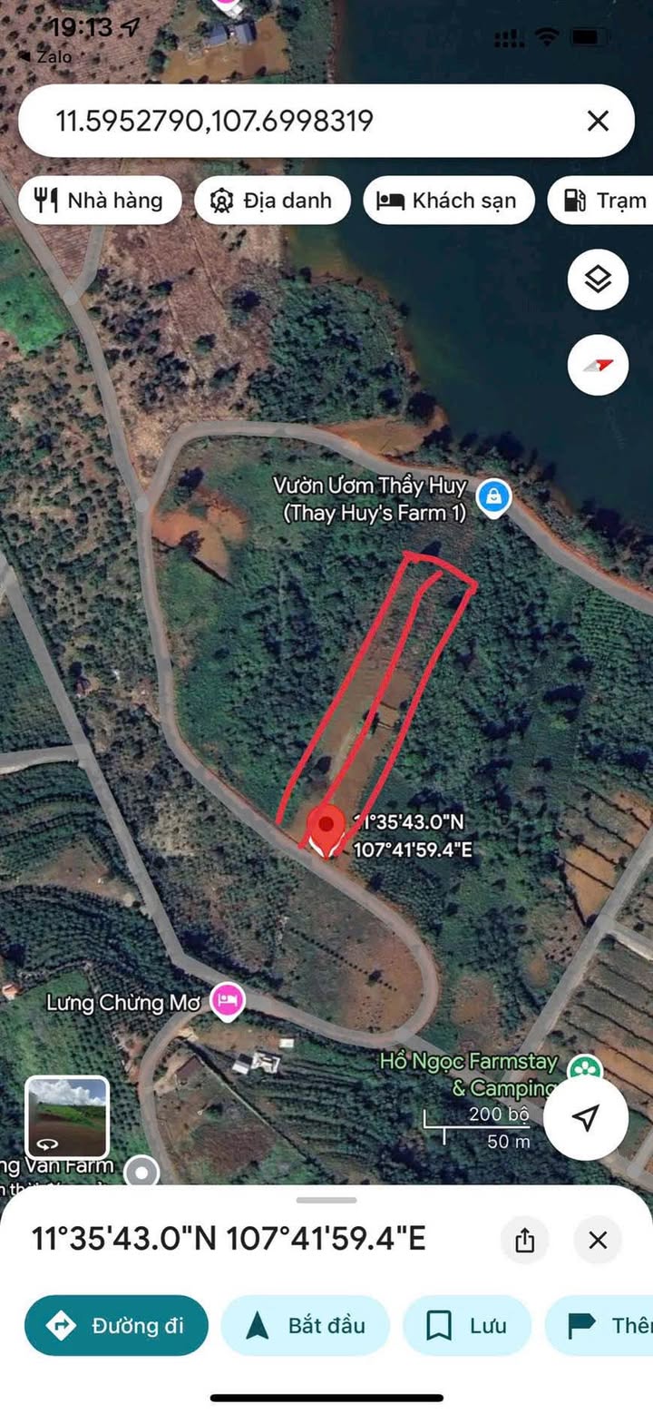 Đất nền Lộc Tân Bảo Lộc 2000m² giá 2.7 tỷ - Vị trí đắc địa gần hồ