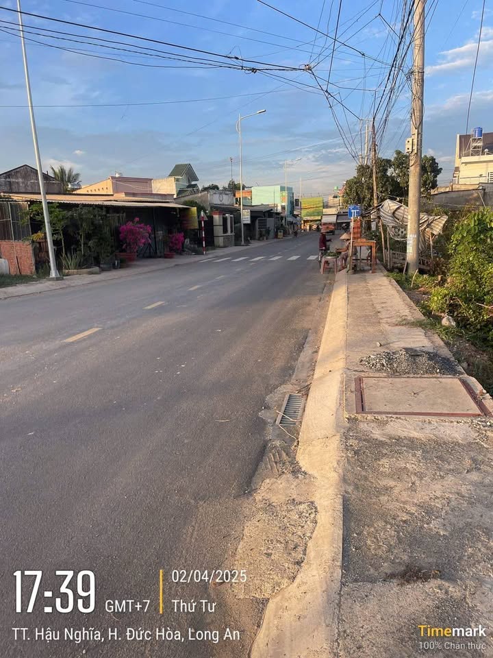 Đất nền Hậu Nghĩa, Đức Hòa 155m² giá 1.8 tỷ - Mặt tiền nhựa tiện lợi!