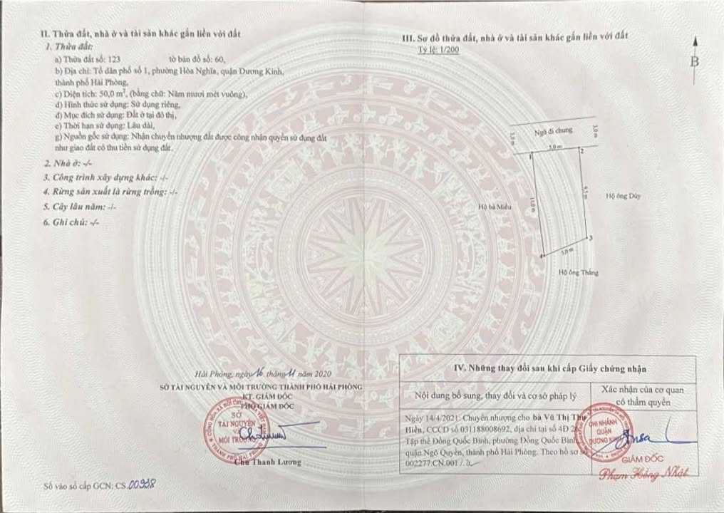 Nhà riêng Hòa Nghĩa Dương Kinh 50m² giá 1.2 tỷ - Ô tô vào tận nơi!