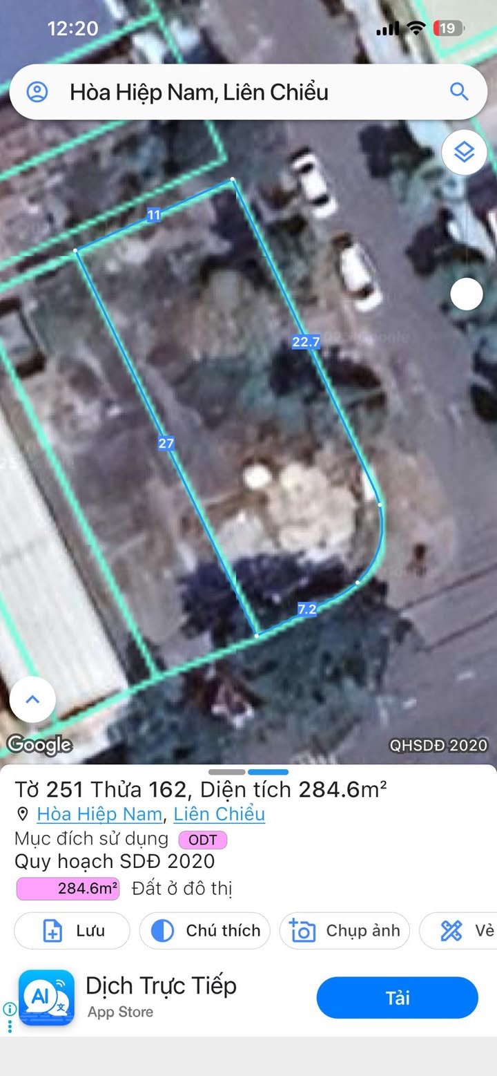 Đất mặt tiền đường Mê Linh, phường Hải Vân, Đà Nẵng 284m² giá 17 tỷ - Cơ hội đầu tư hiếm có!