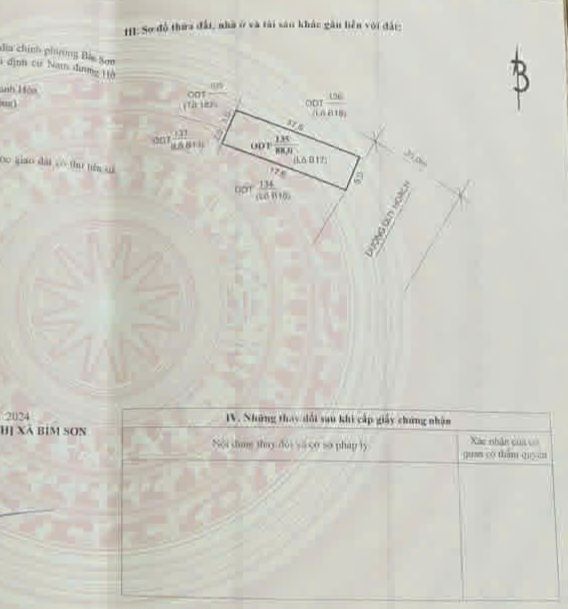 Đất thổ cư Bỉm Sơn 88m² giá 1.7 tỷ - Cơ hội vàng cho nhà đầu tư!