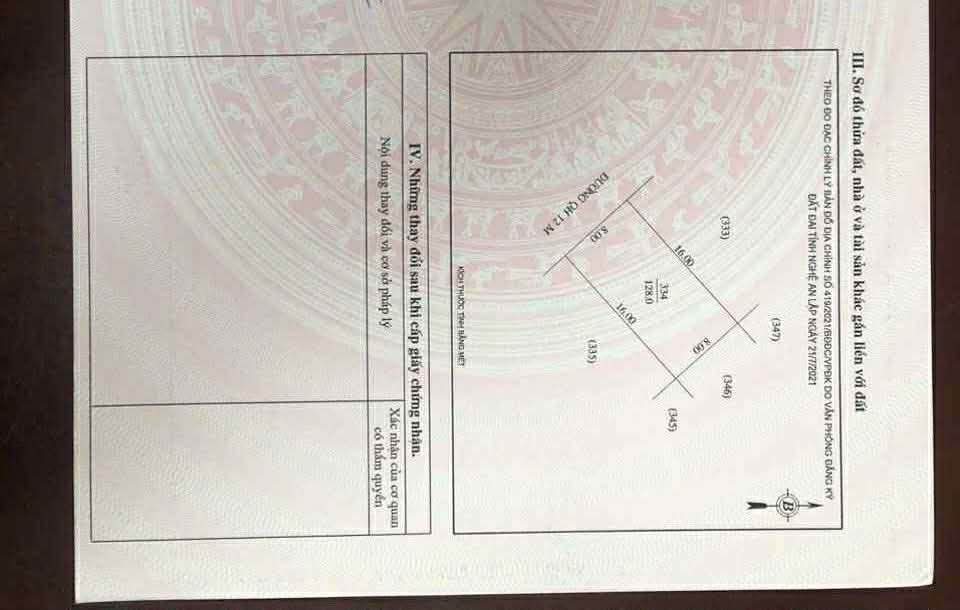Đất nền Hưng Lộc Vinh 128m² - Đường rộng 12m, cơ hội đầu tư hấp dẫn!