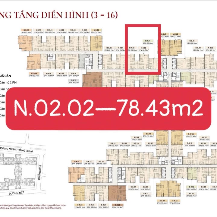 Căn hộ FPT Plaza Đà Nẵng 78m² giá thỏa thuận - Hướng Bắc, duy nhất 2PN
