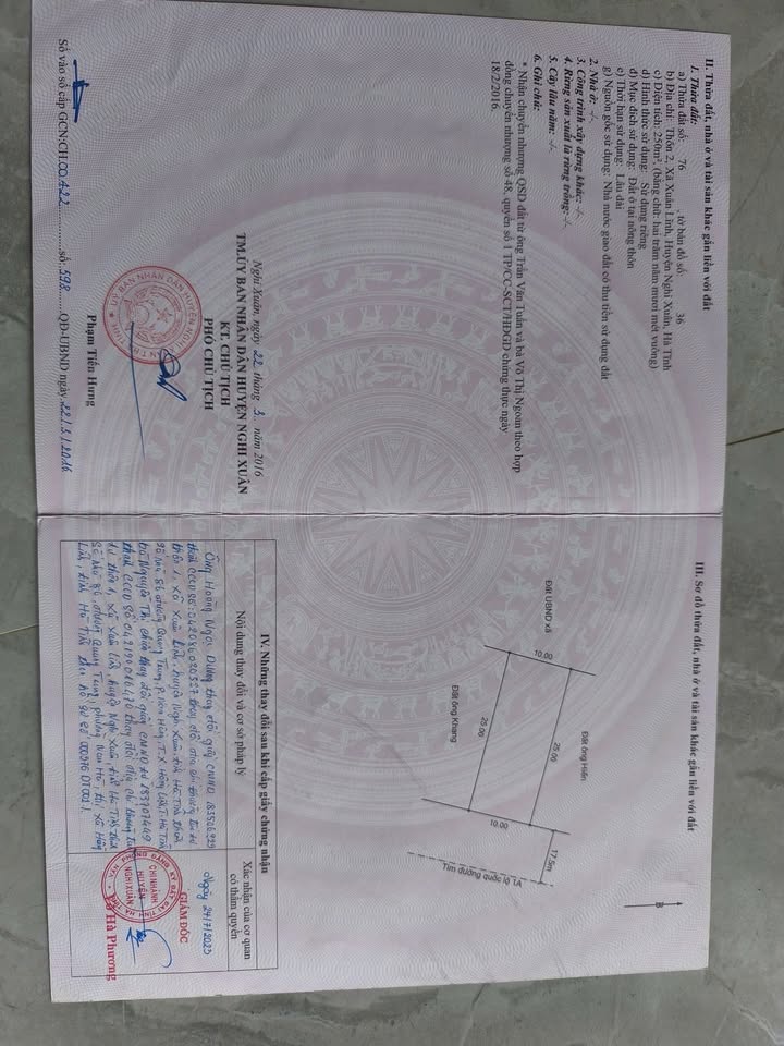 Bán lô đất 250m² tại Nghi Xuân - Đường Tránh Xuân Lĩnh, vị trí đẹp để đầu tư!