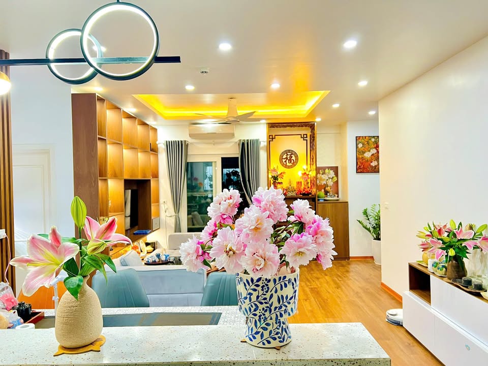 Căn hộ Tecco Garden Thanh Trì 88m² giá 5 tỷ - Sổ đỏ chính chủ, đầy đủ nội thất!