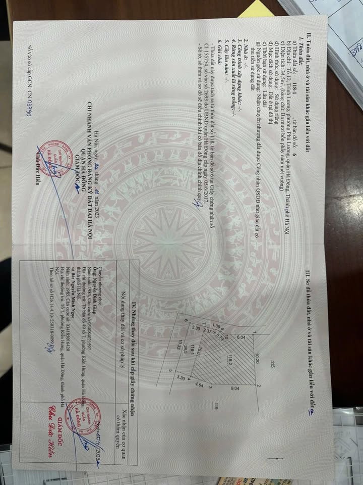 Nhà đẹp Trinh Lương, Phú Lương 34,5m² giá 6,7 tỷ - Lô góc siêu thoáng, sẵn sàng vào ở!