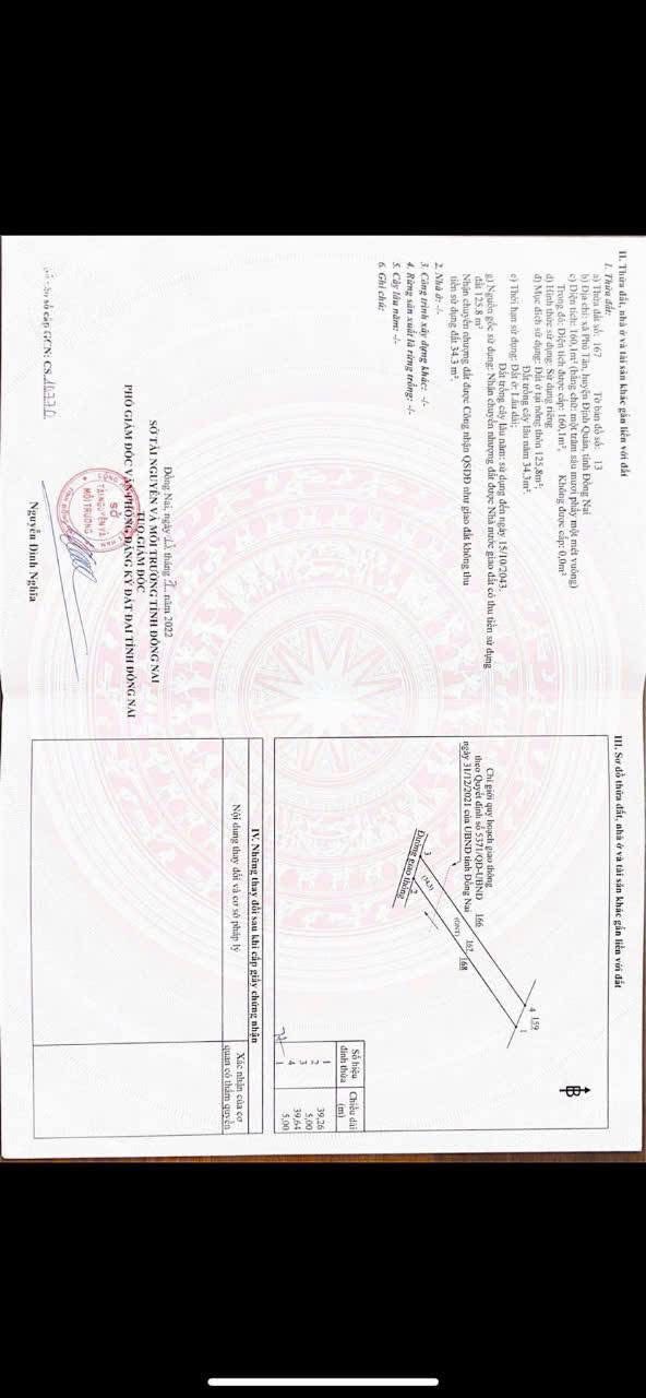 Đất nền Phú Vinh, Định Quán 164m² giá chỉ 320 triệu - Cơ hội đầu tư lý tưởng!