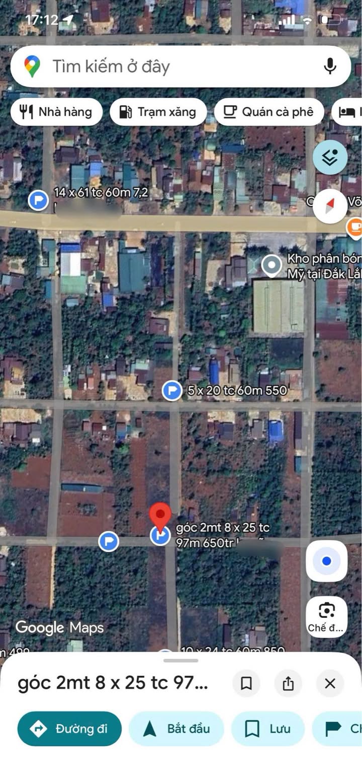 Đất thổ cư 200m² tại Cuôr Đăng, Cư M'gar - Giá chỉ 650 triệu, 2 mặt tiền đường lớn!