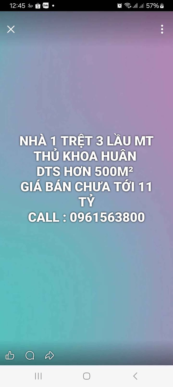 Nhà mặt tiền Thủ Khoa Huân, Phan Thiết 500m² giá 10 tỷ - Đầu tư sinh lời ngay!